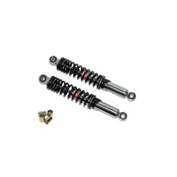 Stoßdämpfersatz YSS 320mm Chrom Schwarz